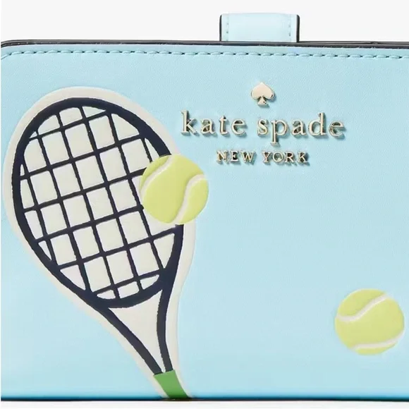 Kate Spade Grand Slam Medium Compact Bifold Wallet - Picture 3 of 5